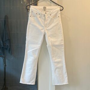 J. Crew White Flare Jeans